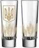 Набір чарок Concept Glass Золотий Герб 66 мл х 4 шт (CG4-106064) - зображення 1