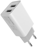 Мережевий зарядний пристрій ColorWay 2USB AUTO ID 2.1A (10W) White - зображення 3