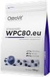 Białko OstroVit Standart WPC80.eu 900 g Jogurt jagodowy (5902232612455) - obraz 1