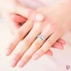 Обручальное кольцо DIAMOND of LOVE "Тайна: Вдохновение" женское в белом золоте, 16,5р - изображение 2