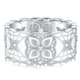 Обручку DIAMOND of LOVE "Калейдоскоп Кохання: Увертюра до щастя" жіноче в білому золоті, 16,5 р - зображення 1