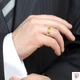 Обручку DIAMOND of LOVE "Вірність: Душа" чоловіче в жовтому золоті, 20 р) - зображення 2