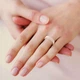 Обручка DIAMOND of LOVE "Загадка" в рожевому золоті, 16,5р - зображення 3