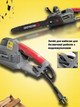 Ланцюгова електропила Intertool dt-2204 2400 вт садова ручна електро пила для обрізки дерев по дереву - зображення 7
