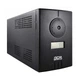Джерело безперебійного живлення ДБЖ Powercom NF-1500AP LCD 1500VA 1050W USB 2 SCHUKO Black - зображення 1