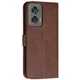 Чохол-книжка з застібкою UniCase Jet Cover для Motorola Edge 50 Fusion - Brown - зображення 5