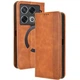 Чехол-книжка Deexe Retro Style для Infinix GT 20 Pro - Brown - изображение 1
