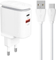 Ładowarka sieciowa Ldnio USB-C + kabel USB-C (A2423C Type C) - obraz 1