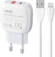 Ładowarka sieciowa Ldnio USB - USB-C 20W + kabel USB - Lightning (A2313C Lightning) - obraz 1