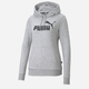 Худі жіноче Puma Ess Logo Hoodie Tr 586791-04 2XL Сіре (4063697203266) - зображення 4