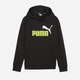 Дитяче тепле худі на флісі для хлопчика Puma Ess+ 2 Col Big Logo Hoodie Fl 586987-59 104 см Чорне (4099685450183) - зображення 4