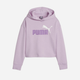 Dziewczęca bluza z kapturem Puma Ess+ 2Color Logo Short Length Hoodie Tr 680993-60 104 cm Różowa (4099686764098) - obraz 1