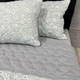 Покрывало стеганое двустороннее с подушками 220х240 Светло серый (П4К-Мpled+poduska001-04) - изображение 1