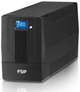 Джерело безперебійного живлення FSP iFP650 650VA/360W LCD дисплей USB 2xSchuko Чорний (PPF3602800) - зображення 1