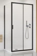 Душевая кабина RADAWAY Alienta Black DWJ+S 100x90x190 стекло прозрачное 10260100-54-01+10270090-54-01 - изображение 1