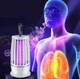 Ультрафіолетовий знищувач комах OKAL RED EAS на акумуляторі (4000 mAh), електрична лампа пастка комарів та мух, біло-чорний (86058154) - зображення 3