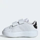 Детские кеды для девочки Adidas Advantage ID5284 22 Белые (4066765025401) - изображение 3