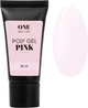 Полигель для наращивания ногтей One Pro Line Poly Gel Pink тюбик 30 мл (5902211580034) - изображение 1