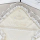 Крыжма махровая с вышивкой Family Tradition для девочки 100х100 см айвори Богородице Дево радуйся - изображение 3