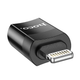 Переходник HOCO Lightning to Type-C female adapter 2A USB2.0 UA17 black - изображение 4