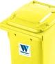 Контейнер для сміття Weber 120 літрів жовтий - зображення 2