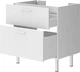 Тумба JUVENTA Afina-70 белая - изображение 3