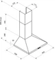 Вытяжка Pyramida KX 60 (1000) B BL - изображение 7