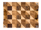 Торцева обробна дошка CUBO 3D Deep Shadows Маленька (30 x 20 x 3.3 см) - зображення 4