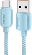 Кабель ESSAGER Breeze USB Cable USB-A to Type C 1 м 100W Blue (EXC7A-WL03-P) - изображение 1