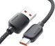 Кабель ESSAGER Breeze USB Cable USB-A to Type C 2 м 100W Black (EXC7A-WLA01-P) - изображение 2