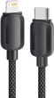 Кабель ESSAGER Breeze USB Cable USB-C to Ligthning 1 м 20W Black (EXCTL-WL01-P) - изображение 1