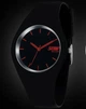 Женские часы Skmei 9068 Rubber Черные с красными стрелками - изображение 3