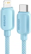 Кабель ESSAGER Breeze USB Cable USB-C to Ligthning 2 м 20W Blue (EXCTL-WLA03-P) - изображение 1