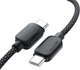 Кабель ESSAGER Breeze USB Cable Type C to Type C 2 м 100W Black (EXCTT1-WLA01-P) - изображение 2