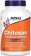 Хром Хитозан NOW Chitosan 500 mg plus Chromium 240 капсул - изображение 1