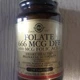 Фолієва кислота (фолат) Solgar Folate 666 mcg DFE (Folic Acid 400 mcg) 250 таблеток - зображення 5