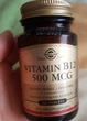 Вітамін Б12 Солгар Solgar Vitamin B12 500 mcg 100 таблеток - зображення 7