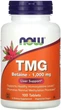 Триметилглицин Now Foods TMG Betaine 100 таблеток - изображение 1