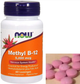 Вітамін Б12 метилкобаламін Now Foods Methyl B-12 5000 mcg 60 льодяників - зображення 3