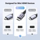 Кабель Ugreen HD163 Cable Mini HDMI to HDMI 2.1 8K 60Hz 1m Grey (6941876215140) - изображение 7