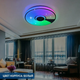 Керована музична люстра Esllse SONG RGB 60W R SMART 380x70 WHITE/CHROME/SHINY-220-IP20 - зображення 7