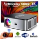 Мультимедійний проектор HORLAT T03 Full HD WiFi Bluetooth з динаміками та автофокусом - изображение 1