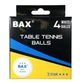 Теннисные шарики BAX 3 STAR 40+ Ukraine white/orange 8 шт - изображение 3
