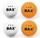 Теннисные шарики BAX 3* white/orange 4 шт - изображение 1