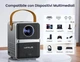 Проектор Wimius P61 HD 280 ANSI мультимедійний Wi-Fi Bluetooth - зображення 6