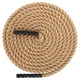 Канат для кроссфита 12 м d-3,8 см Сизаль Combat Battle Rope Zelart коричневый FI-0909-12 - изображение 5