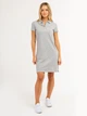 Платье-футболка миди летнее женское U.S. Polo Assn 216212-ZH00A XS Серое (786660526196) - изображение 3