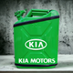 Подарочная канистра мини-бар с дозаправкой 20л KIA марка авто, uwest, Зеленая - изображение 1