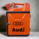 Подарочная канистра мини-бар с дозаправкой 10л Audi марка авто, uwest, Оранжевая - изображение 1