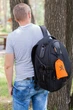 Розкладний пляжний зручний легкий килимок від Outdoors Pocket Mat 140 х 150 см Помаранчовий - зображення 6